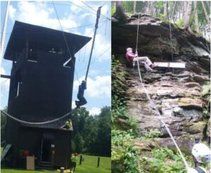 Camp Lavigne Climbing Tower