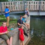 Fishing at Camp Lavigne